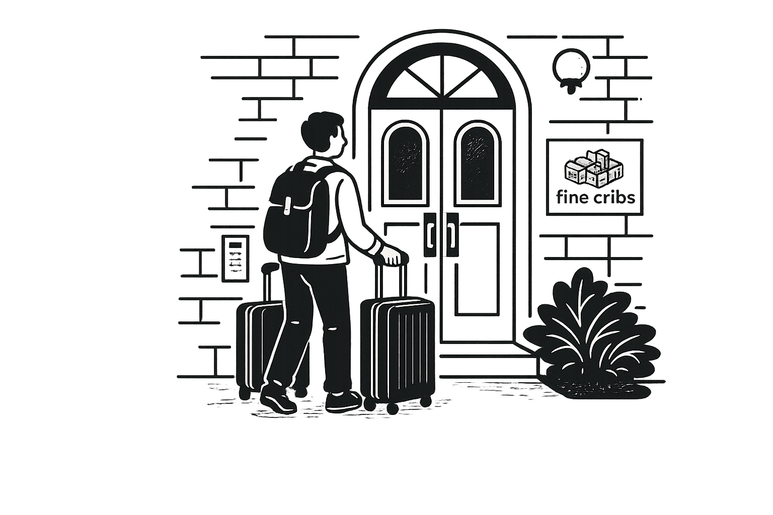 Fine Cribs tenant arrival